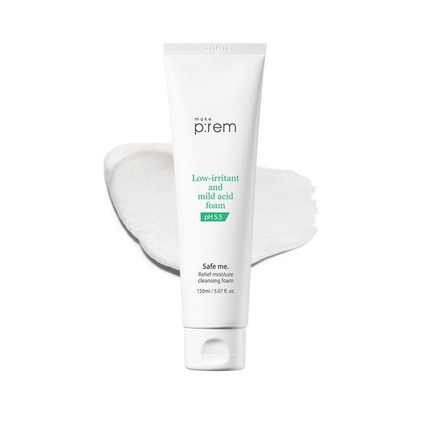 SỮA RỬA MẶT MAKE P:REM LOW IRRITANT AND MILD ACID FOAM PHA 5.5