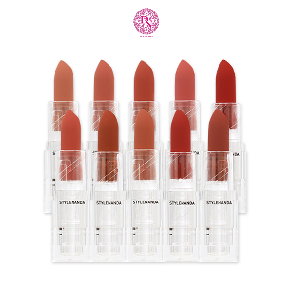 SON THỎI 3CE SOFT MATTE LIPSTICK CLEAR LAYER EDITION VỎ TRONG