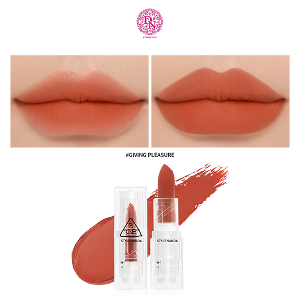 SON THỎI 3CE SOFT MATTE LIPSTICK CLEAR LAYER EDITION VỎ TRONG