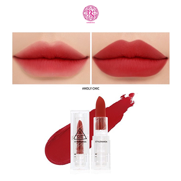 SON THỎI 3CE SOFT MATTE LIPSTICK CLEAR LAYER EDITION VỎ TRONG