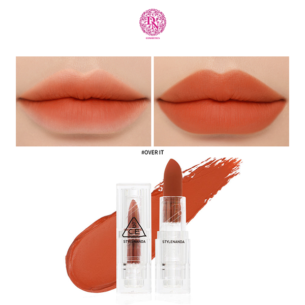 SON THỎI 3CE SOFT MATTE LIPSTICK CLEAR LAYER EDITION VỎ TRONG