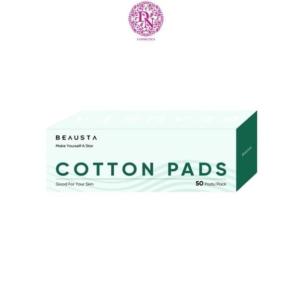 BÔNG TẨY TRANG BEAUSTA COTTON PADS HỘP 30 MIẾNG