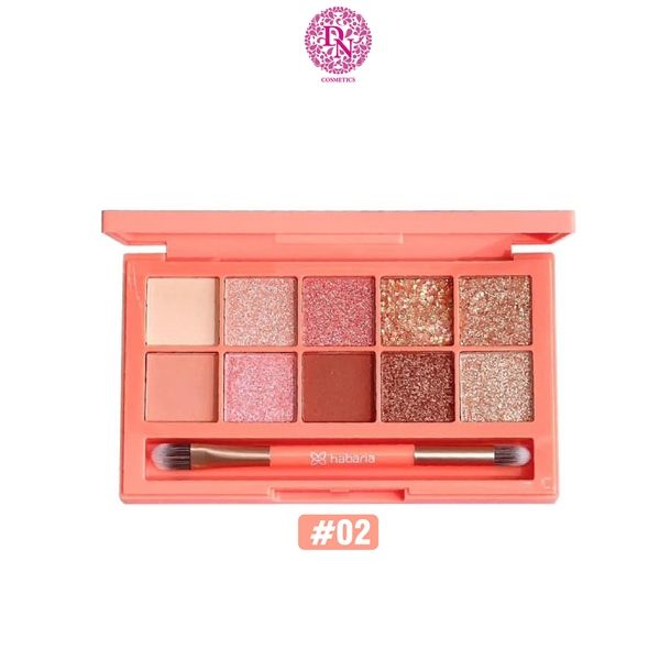 PHẤN MẮT HABARIA 10 Ô COLOR EYESHADOW PALETTE