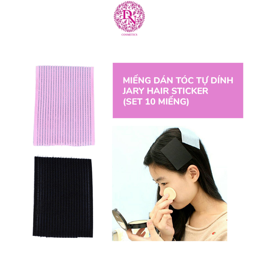MIẾNG DÁN TÓC TỰ DÍNH JARY HAIR STICKER SET 10 MIẾNG