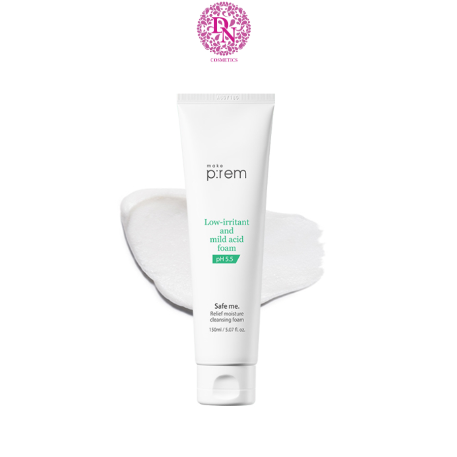 SỮA RỬA MẶT MAKE P:REM LOW IRRITANT AND MILD ACID FOAM PHA 5.5