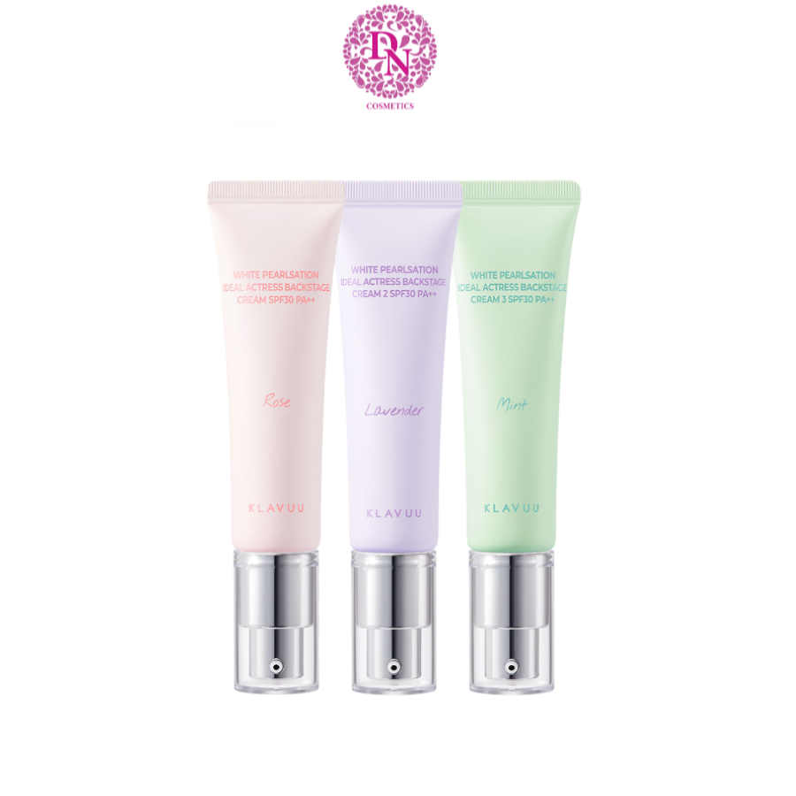 KEM LÓT KLAVUU NÂNG TONE WHITE PEARLSATION IDEAL ACTRESS BACKSTAGE CREAM SPF30 PA++