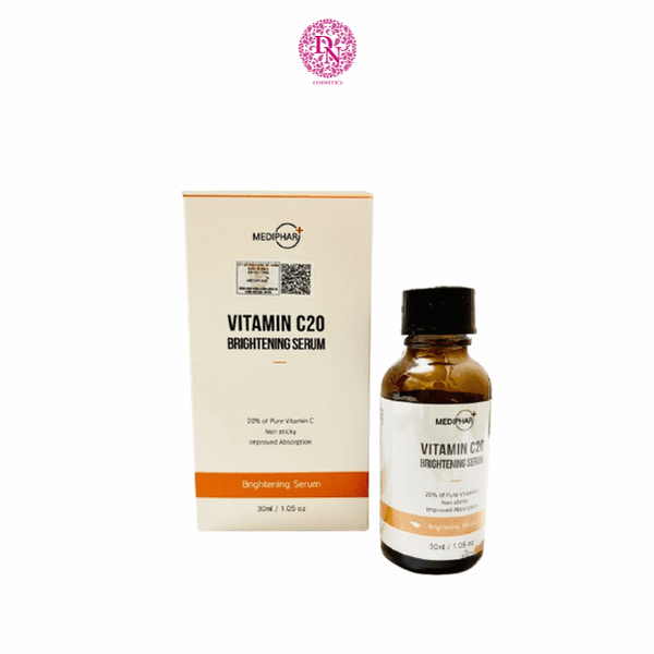 SERUM DƯỠNG TRẮNG, GIẢM THÂM NÁM VITAMIN C20 BRIGHTENING MEDIPHAR 30ML