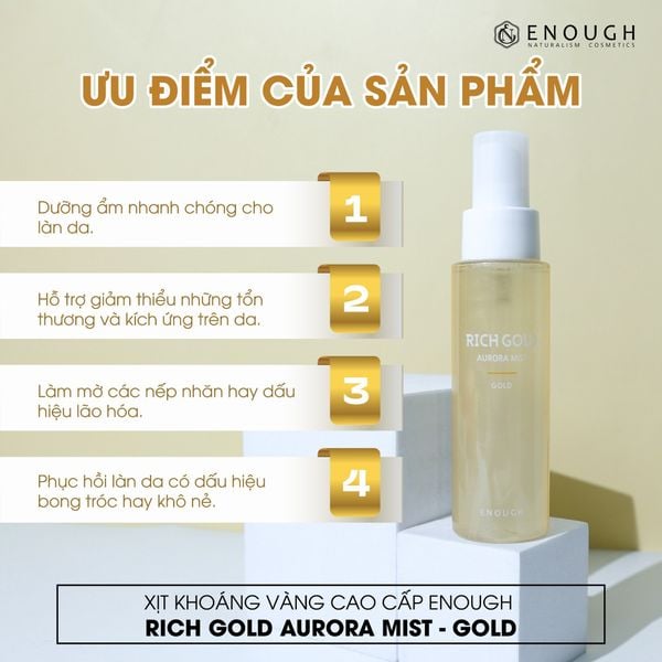 XỊT KHOÁNG CAO CẤP ENOUGH AURORA MIST 80ML