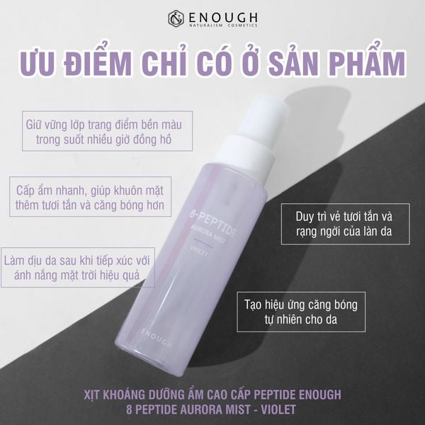 XỊT KHOÁNG CAO CẤP ENOUGH AURORA MIST 80ML