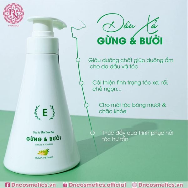 DẦU GỘI DƯỢC LIỆU EMMA CHĂM SÓC TÓC CHUYÊN SÂU 380ML