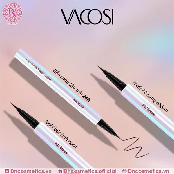 KẺ MẮT NƯỚC VACOSI 24H WATERPROOF PEN