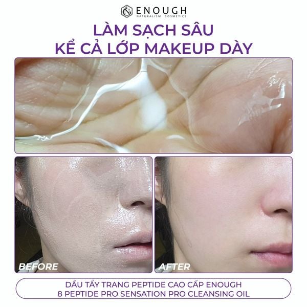 DẦU TẨY TRANG CAO CẤP ENOUGH PRO CLEANSING OIL 200ML