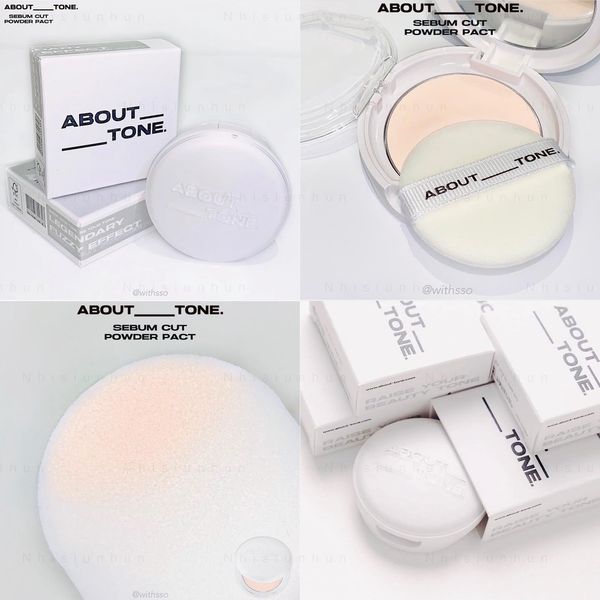 PHẤN PHỦ ABOUT TONE SEBUM CUT POWDER PACT 9G