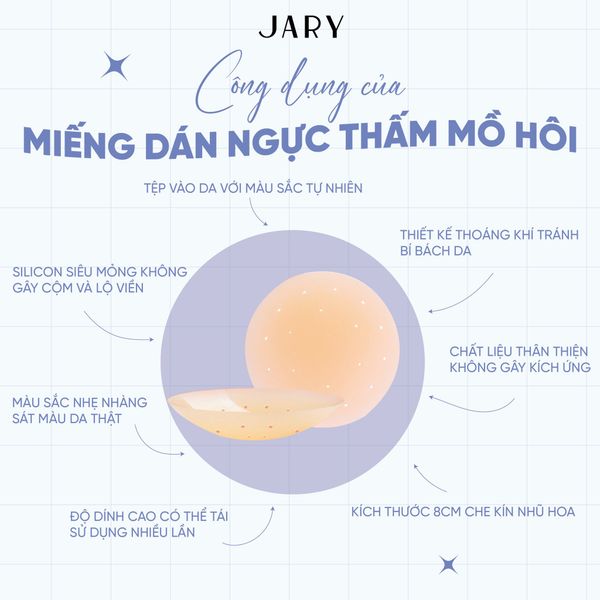 MIẾNG DÁN NGỰC SILICONE JARY NIPPLE COVERS