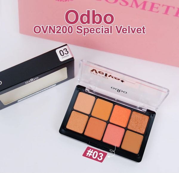 PHẤN MẮT VÀ MÁ HỒNG ODBO SPECIAL VELVET OVN200