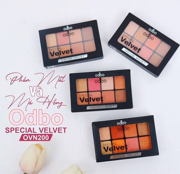 PHẤN MẮT VÀ MÁ HỒNG ODBO SPECIAL VELVET OVN200