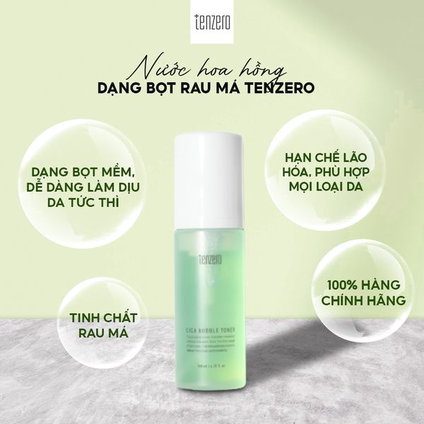 TONER DẠNG BỌT TENZERO BUBBLE TONER 140ML