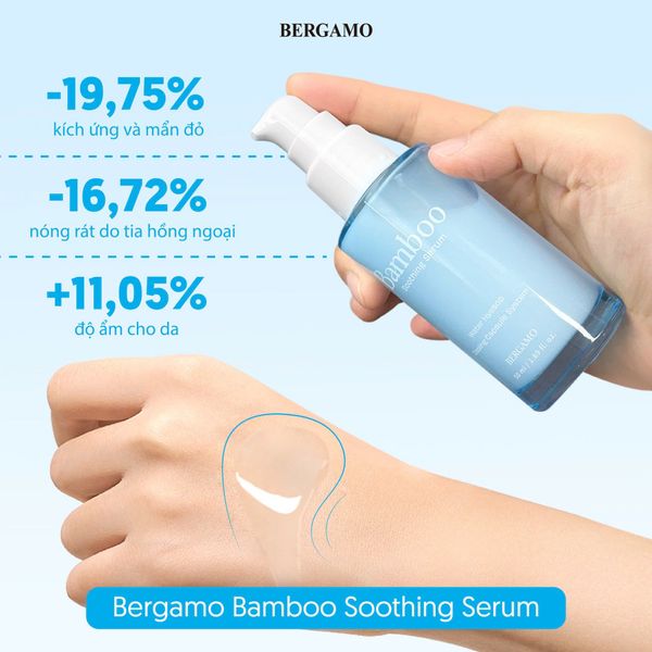 TINH CHẤT PHỤC HỒI CẤP ẨM BERGAMO BAMBOO SOOTHING SERUM 50ML