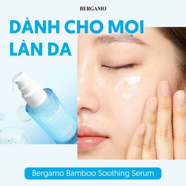 TINH CHẤT PHỤC HỒI CẤP ẨM BERGAMO BAMBOO SOOTHING SERUM 50ML