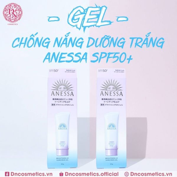GEL CHỐNG NẮNG DƯỠNG TRẮNG ANESSA SPF50 90G - MÀU TRẮNG