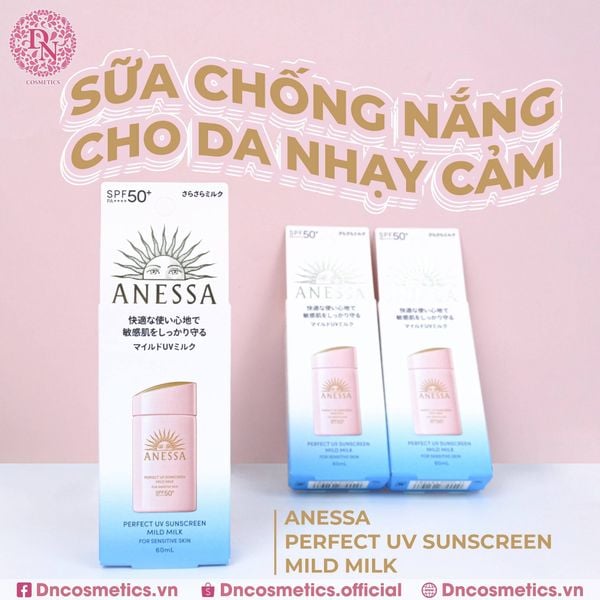 SỮA CHỐNG NẮNG DỊU NHẸ CHO DA NHẠY CẢM SPF50 ANESSA 60ML