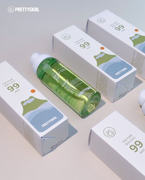 XỊT KHOÁNG RAU MÁ PRETTY SKIN THE PURE JEJU CICA 99 MIST 100ML