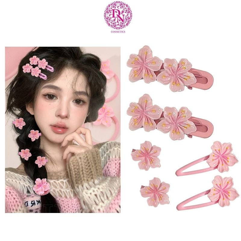 KẸP TÓC HOA ANH ĐÀO JARY HAIR CLIP SET 2 CÁI - HC2 - HC2.5