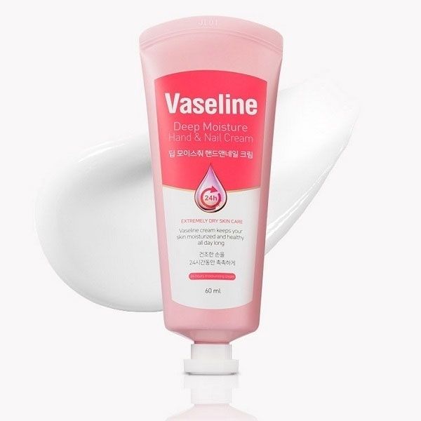 KEM DƯỠNG DA TAY & MÓNG VASELINE 24H DEEP MOISTURE HAND & NAIL CREAM 60ML