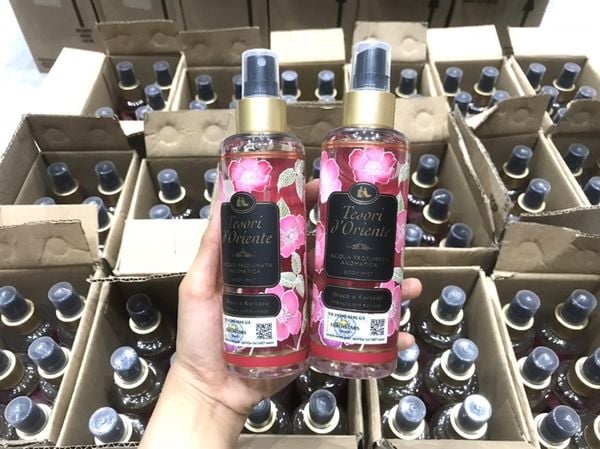 XỊT THƠM BODY TEROSI HƯƠNG ATISO ĐỎ VÀ HOA DÂM BỤT 200ML