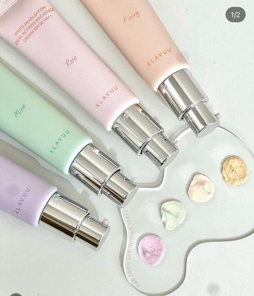 KEM LÓT KLAVUU NÂNG TONE WHITE PEARLSATION IDEAL ACTRESS BACKSTAGE CREAM SPF30 PA++