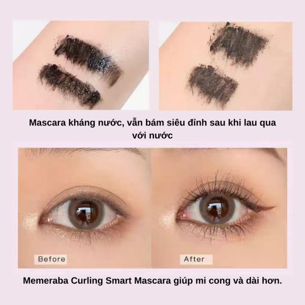 MASCARA CHUỐC MI LÀM DÀY CONG MI MEMERABA CURLING SMART