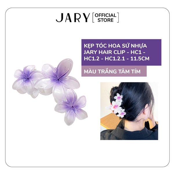 KẸP TÓC HOA SỨ NHỰA JARY HAIR CLIP - HC1 - HC1.2