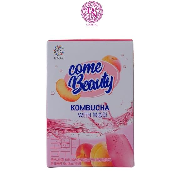 TRÀ KOMBUCHA COME BEAUTY KOMBUTEA HỘP 5 GÓI X 15G