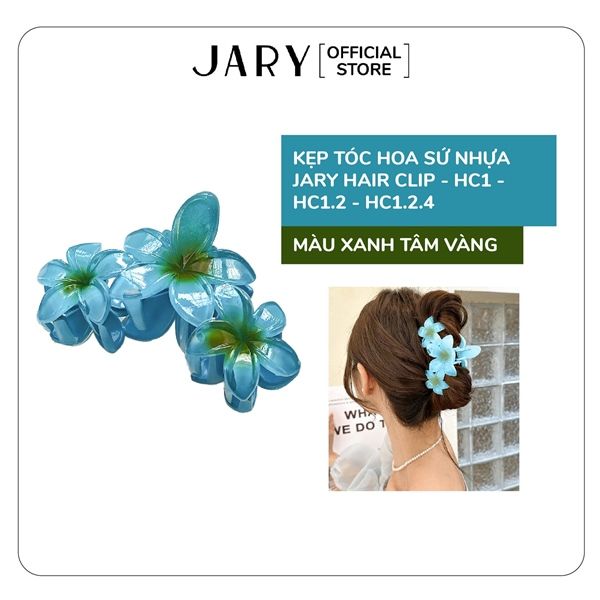 KẸP TÓC HOA SỨ NHỰA JARY HAIR CLIP - HC1 - HC1.2