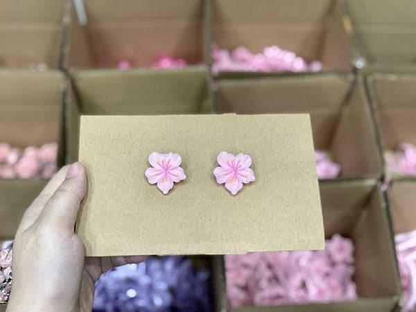 KẸP TÓC HOA ANH ĐÀO JARY HAIR CLIP SET 2 CÁI - HC2 - HC2.5