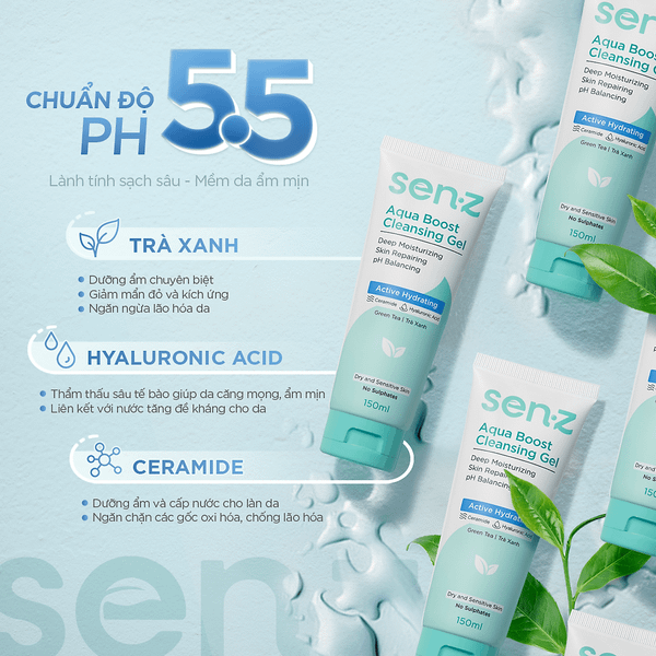 SỮA RỬA MẶT SENZ CLEANSING GEL
