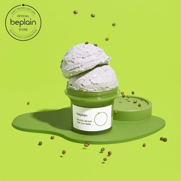 MẶT NẠ ĐẤT SÉT ĐẬU XANH BEPLAIN MUNG BEAN PORE CLAY MASK 120ML