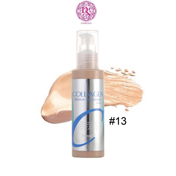 KEM NỀN COLLAGEN MOISTURE ENOUGH FOUNDATION SPF15 (TẶNG 1 MÚT TRANG ĐIỂM JARY)