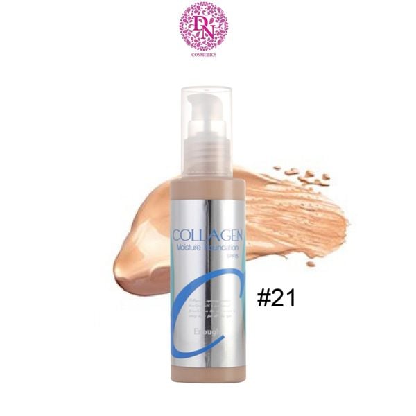 KEM NỀN COLLAGEN MOISTURE ENOUGH FOUNDATION SPF15 (TẶNG 1 MÚT TRANG ĐIỂM JARY)