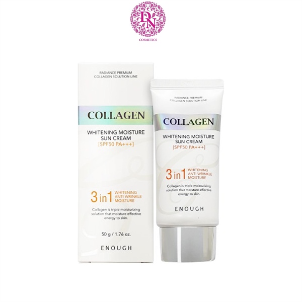 KEM CHỐNG NẮNG COLLAGEN 3IN1 ENOUGH COLLAGEN WHITENING MOISTURE SUN CREAM 50ML