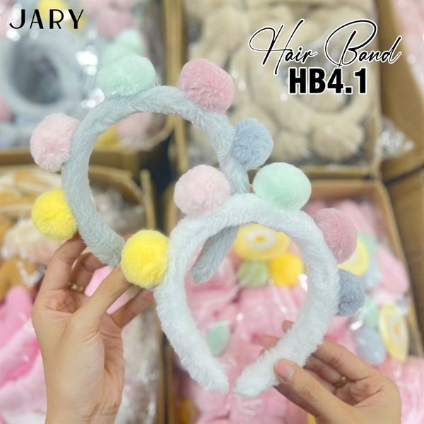 BĂNG ĐÔ CÀI TÓC 5 TAI SẮC MÀU JARY HAIR BAND - HB4 - HB4.1