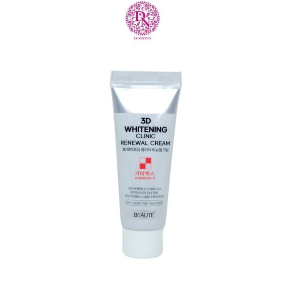 KEM NÁM 3D WHITENING CLINIC RENEWAL CREAM MINI 20ML