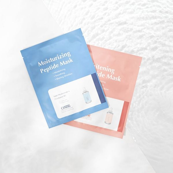 MẶT NẠ TINH CHẤT NIACINAMIDE + ZIN C OHESI WHITENING PEPTIDE MASK - TRỊ THÂM TRẮNG DA - MÀU HỒNG