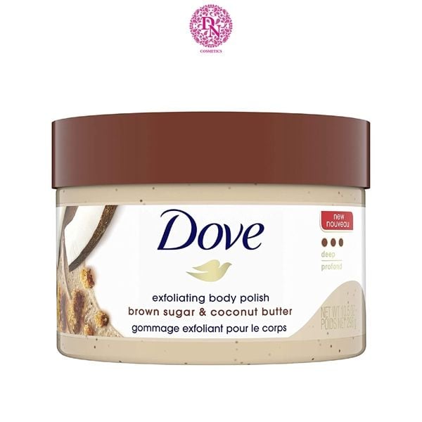 TẨY TẾ BÀO CHẾT CƠ THỂ DOVE EXFOLIATING BODY POLISH SCRUB CHIẾT XUẤT TRÁI LỰU 298G