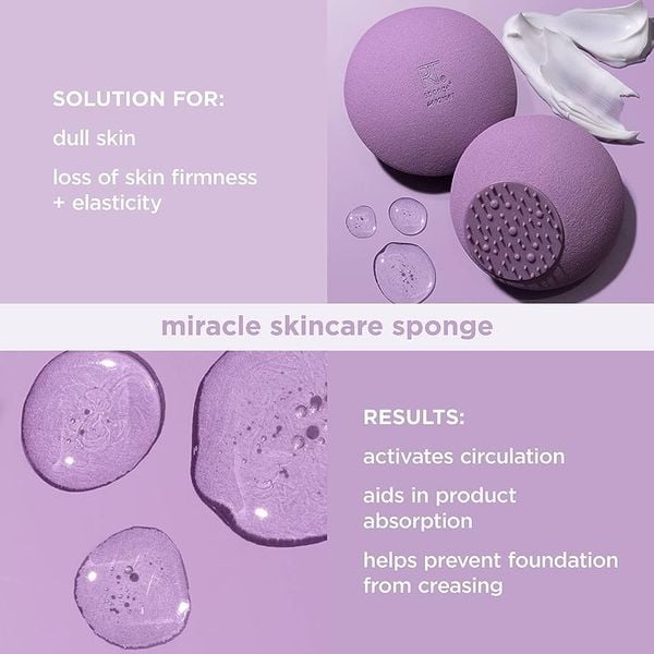 BÔNG MÚT CHĂM SÓC DA REAL TECHNIQUES MIRACLE SKINCARE SPONGE