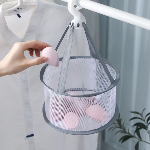 GIỎ TREO PHƠI KHÔ CỌ TRANG ĐIỂM JARY HANGING BRUSH BASKET