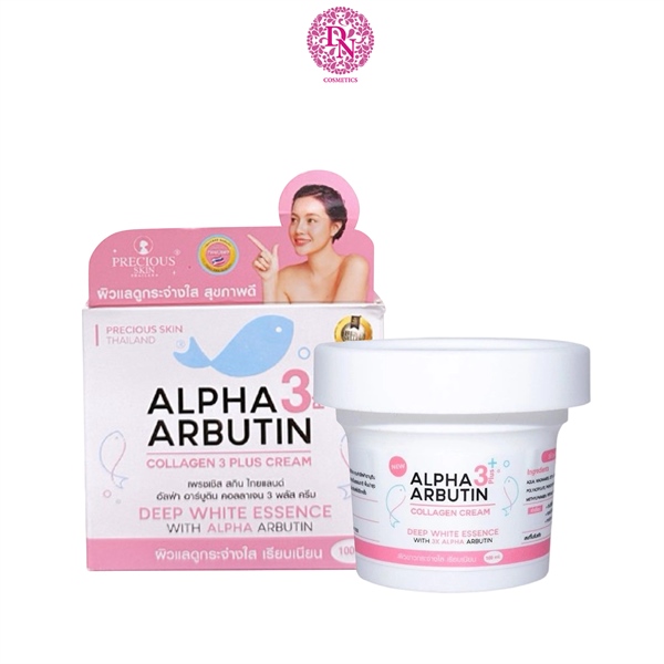 KEM DƯỠNG TRẮNG DA ALPHA ARBUTIN COLLAGEN 3 PLUS CREAM 100G
