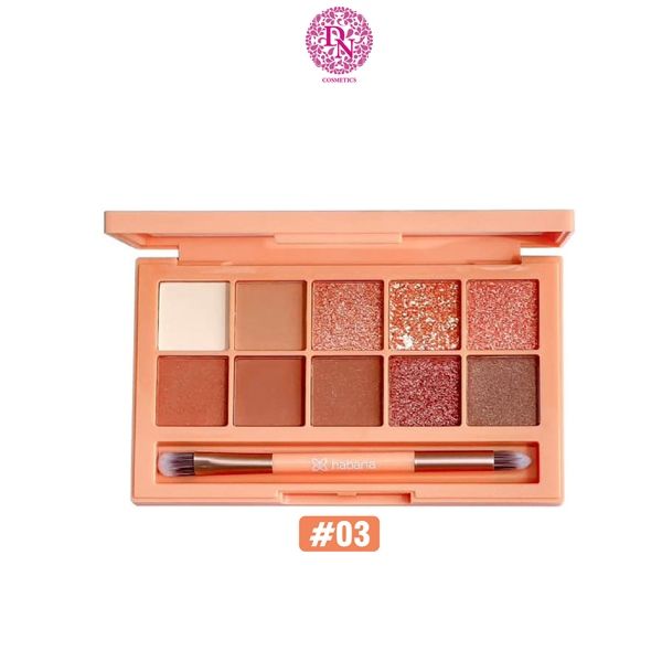 PHẤN MẮT HABARIA 10 Ô COLOR EYESHADOW PALETTE