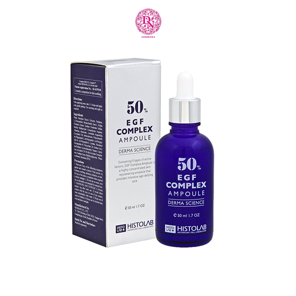 SERUM TINH CHẤT TẾ BÀO GỐC TRẺ HÓA DA HISTOLAB 50% EGF COMPLEX AMPOULE DERMA SCIENCE