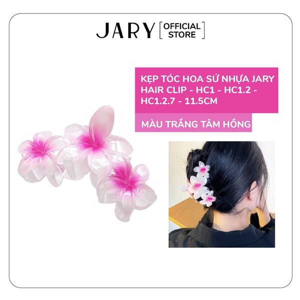 KẸP TÓC HOA SỨ NHỰA JARY HAIR CLIP - HC1 - HC1.2